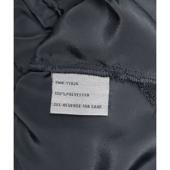 Queens Collection Black Dress Sz M Vtg Pockets Utilitychic Retro Officewear - Picture 10 of 11